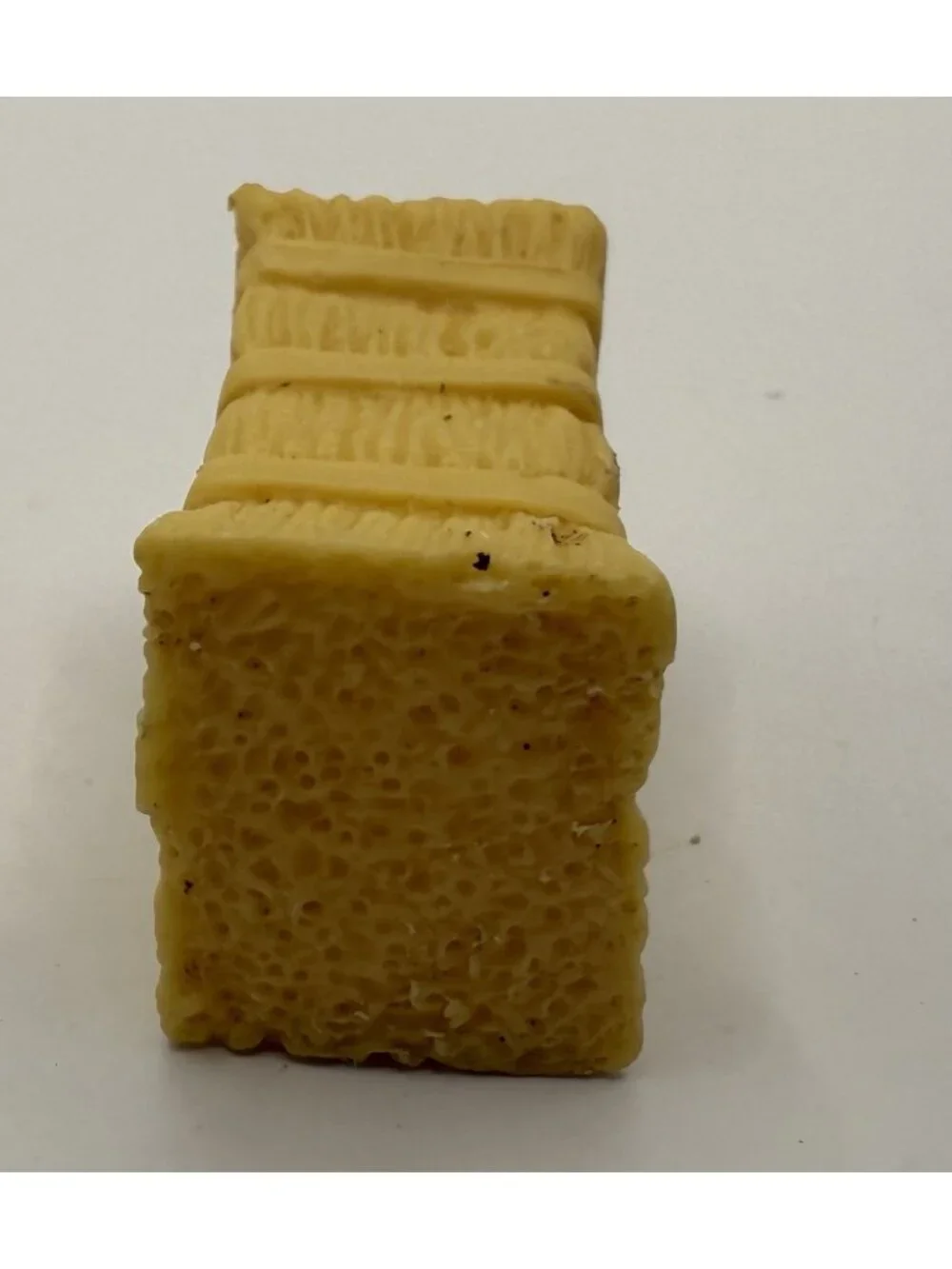 Plastic Hay  Bale For Barbie Or Other Fashion dolls 1 1/2” X  1 1/8”x 1”